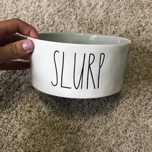 Rae Dunn y’all skinny SLURP dog bowl